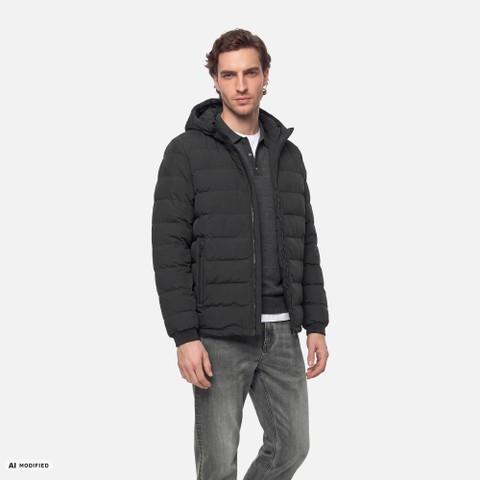 Short down jacket SPHERICA MAN Black | GEOX