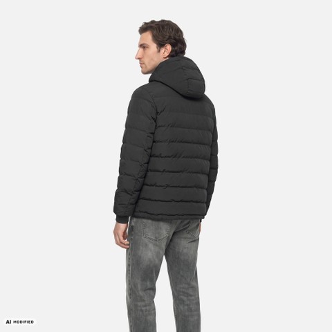 Short down jacket SPHERICA MAN Black - image number 2 | GEOX