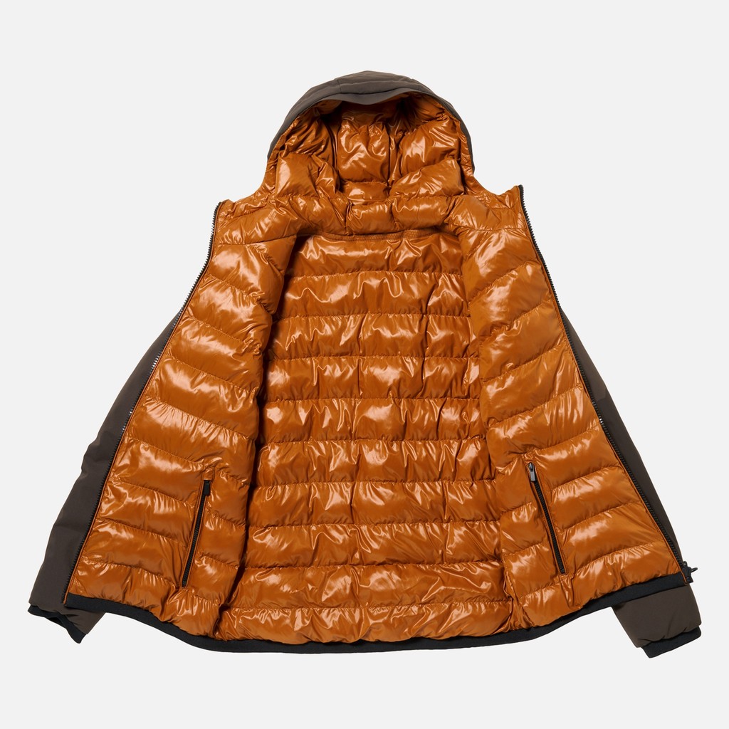 Short down jacket SPHERICA MAN Pumpkin spice/Coffee - image number 9 | GEOX