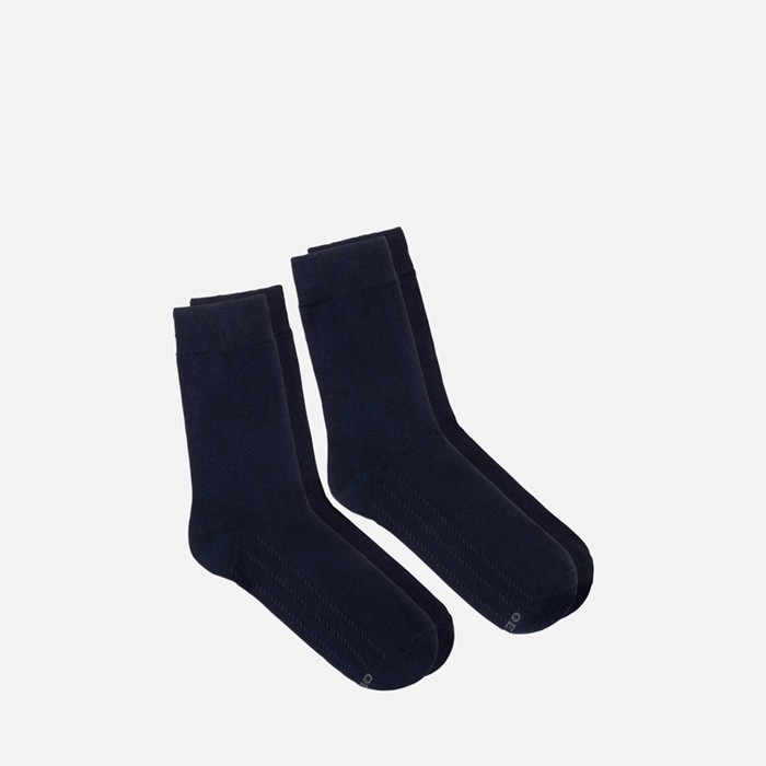 Meias curtas PACK CALCETINES&nbsp;2 PARES&nbsp;ADULTO Azul/Cor de tartaruga | GEOX