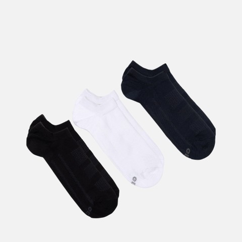 Calcetines cortos PACK CALCETINES&nbsp;2 PARES&nbsp;ADULTO Negro/Azul/Blanco - image number 1 | GEOX