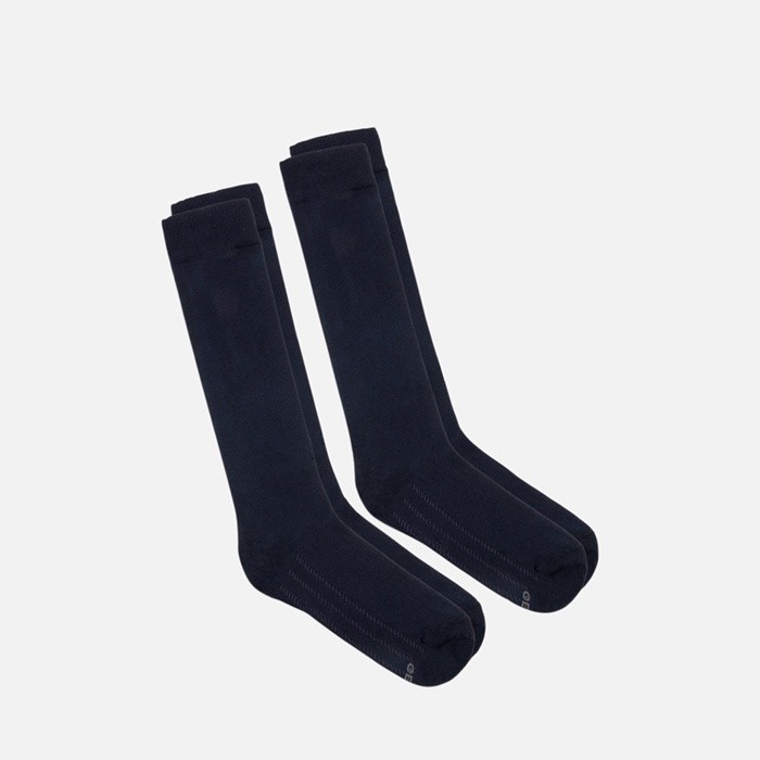 Meias longas PACK CALCETINES&nbsp;2 PARES&nbsp;ADULTO Azul | GEOX
