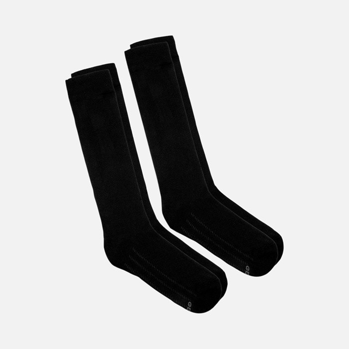 Meias longas PACK CALCETINES&nbsp;2 PARES&nbsp;ADULTO Preto | GEOX
