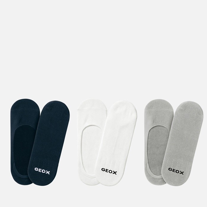 Short socks THREE-PACK SOCKS ADULT Blue/Grey/White | GEOX