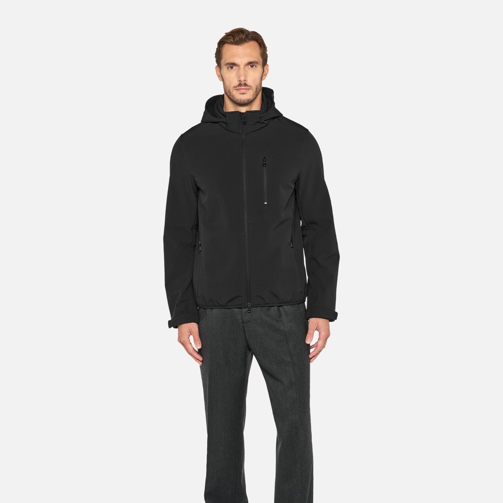 Hoodie SWEATER MAN Black - image number 1 | GEOX