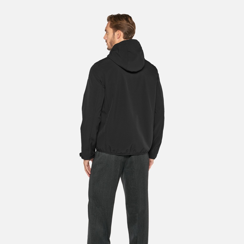 Hoodie SWEATER MAN Black - image number 2 | GEOX