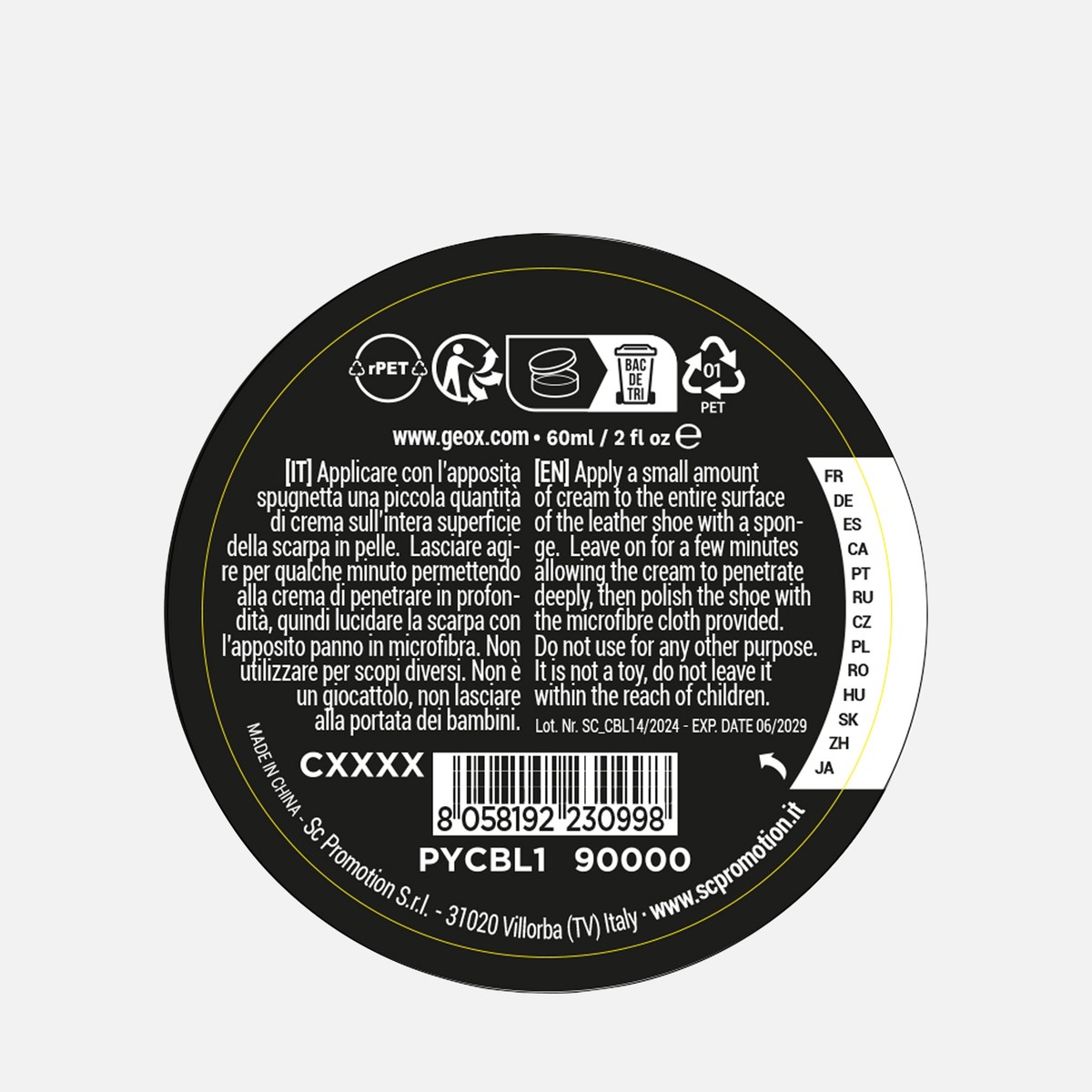 1 black shoe cream — neutral