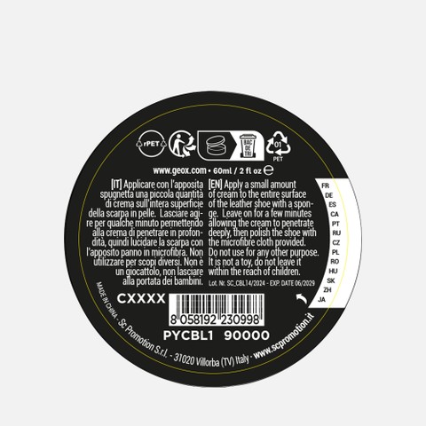 Shoe polish 1 BLACK SHOE CREAM Neutral - image number 2 | GEOX