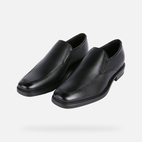 Mocassini in pelle BRANDOLF UOMO Nero - image number 8 | GEOX