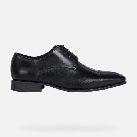 leather shoes HIGH LIFE MAN Black - image number 1 | GEOX
