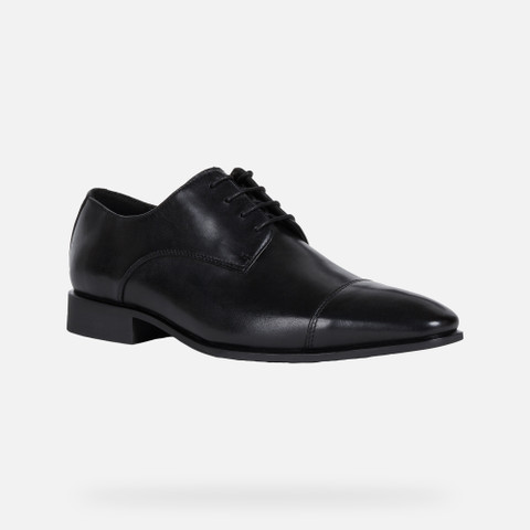 leather shoes HIGH LIFE MAN Black - image number 2 | GEOX