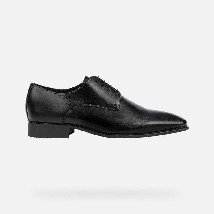 Geox® MO HIGH LIFE: Men's Black Elegant Shoes | Geox® FW22