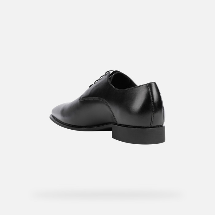 Geox® MO HIGH LIFE: Men's Black Elegant Shoes | Geox® FW22
