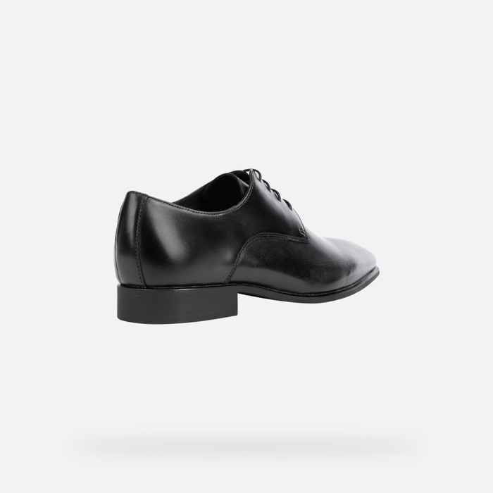 Werkloos Oriëntatiepunt preambule Geox® MO HIGH LIFE: Men's Black Elegant Shoes | Geox® FW22