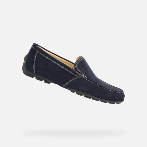 Suede loafers MONER MAN Blue - image number 0 | GEOX