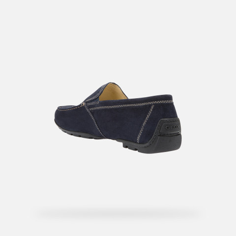 Suede loafers MONER MAN Blue - image number 3 | GEOX