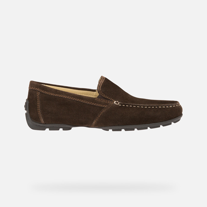 Suede loafers MONER MAN Coffee | GEOX
