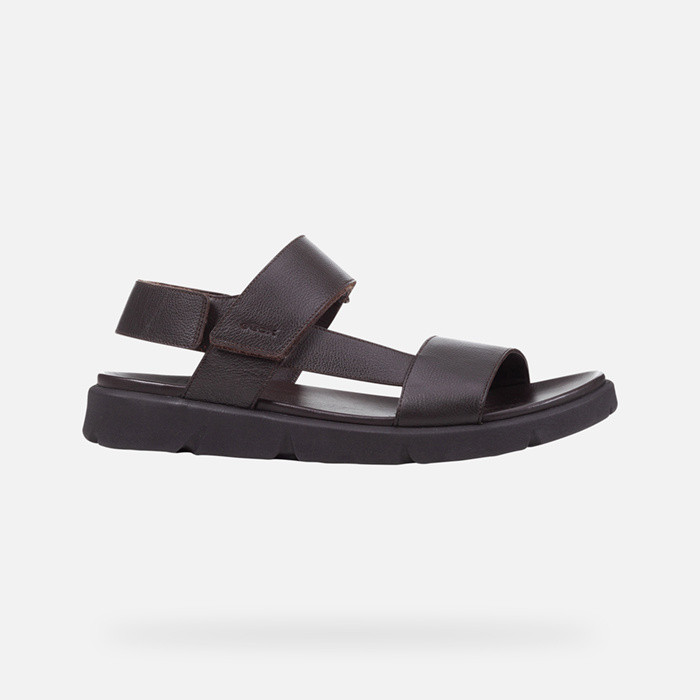 Open sandals XAND 2S MAN Brown cotto | GEOX