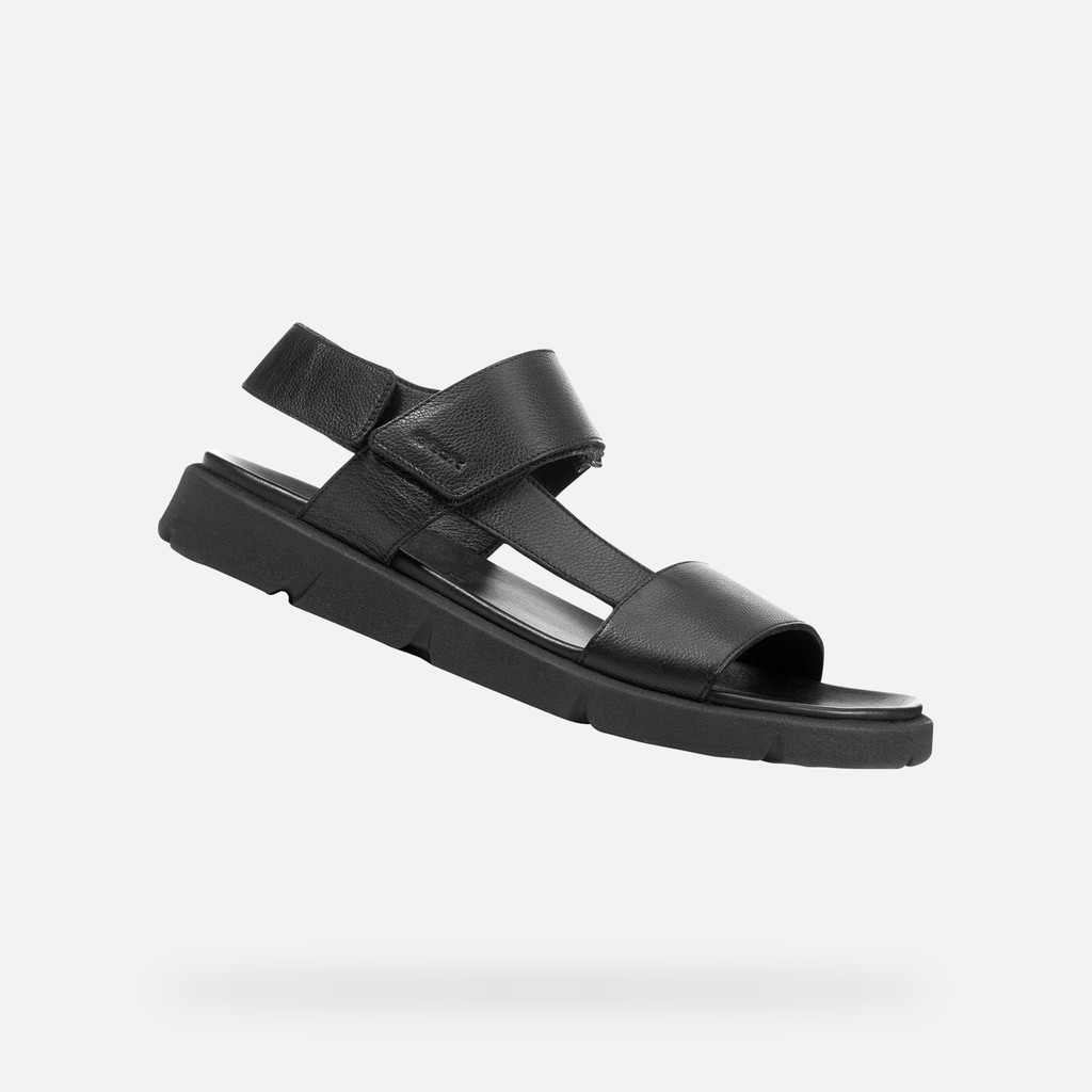 Geox® XAND 2S Man: Black Sandals | Geox® Store