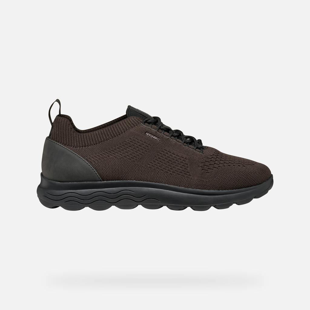 Fabric sneakers SPHERICA MAN Brown/Black - image number 1 | GEOX