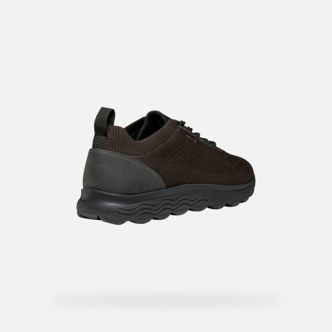 Fabric sneakers SPHERICA MAN Brown/Black - image number 4 | GEOX