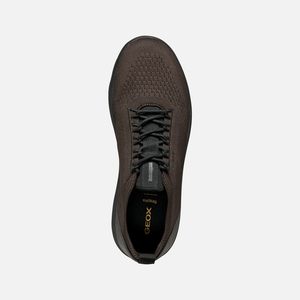 Fabric sneakers SPHERICA MAN Brown/Black - image number 5 | GEOX