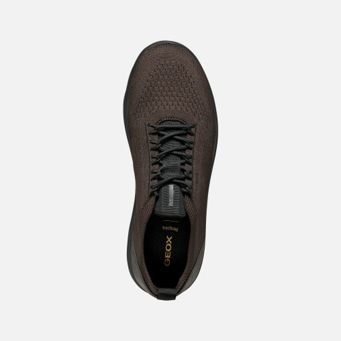 Fabric sneakers SPHERICA MAN Brown/Black - image number 5 | GEOX