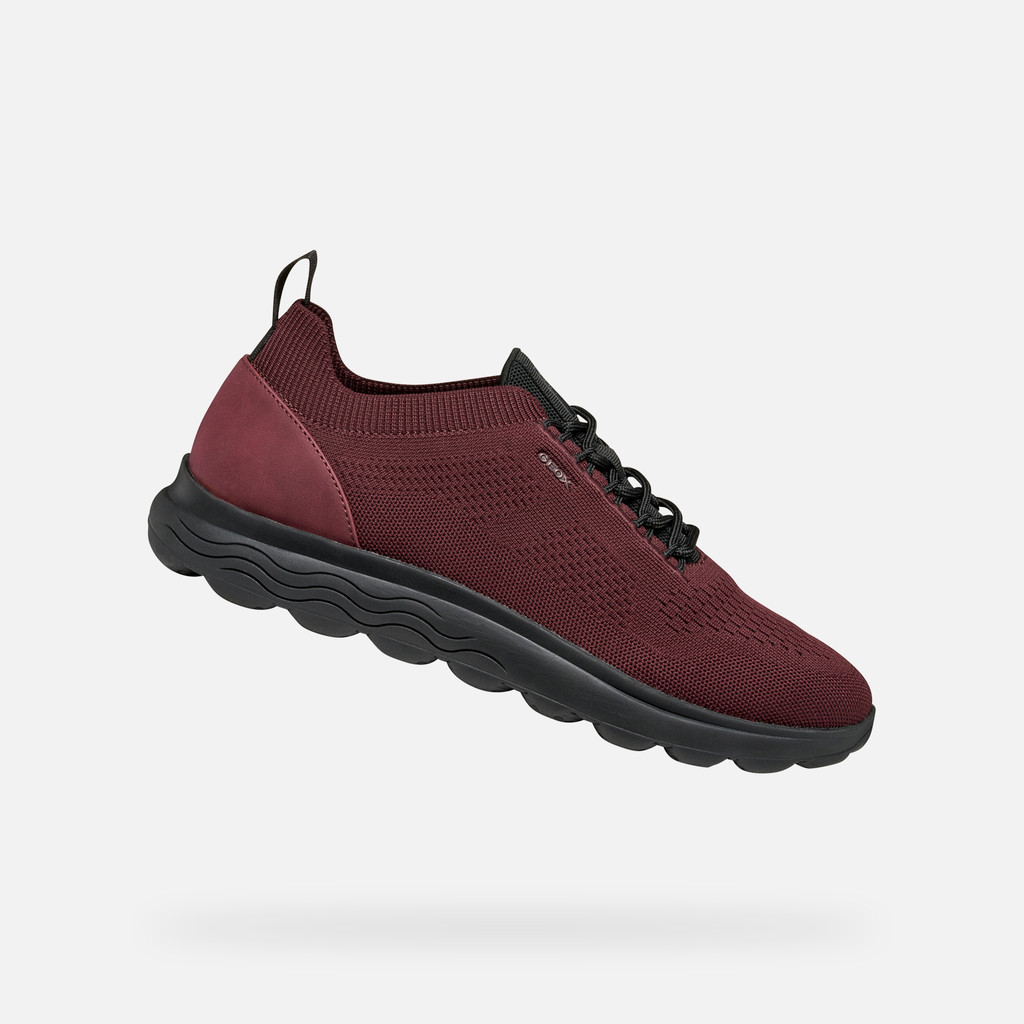 Fabric sneakers SPHERICA MAN Wine/Black - image number 0 | GEOX