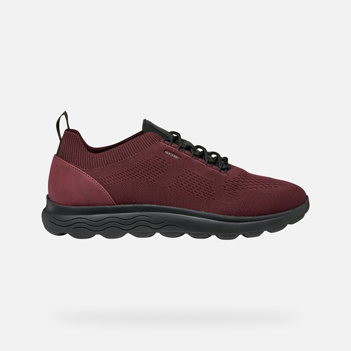 Fabric sneakers SPHERICA MAN Wine/Black | GEOX