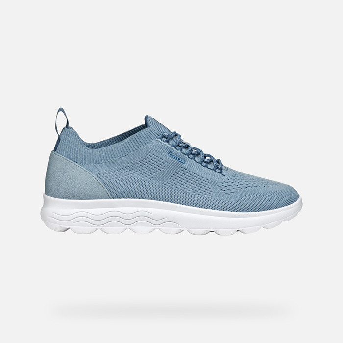 Sneakers en tissu SPHERICA HOMME Bleu ciel clair/Bleu aviateur | GEOX