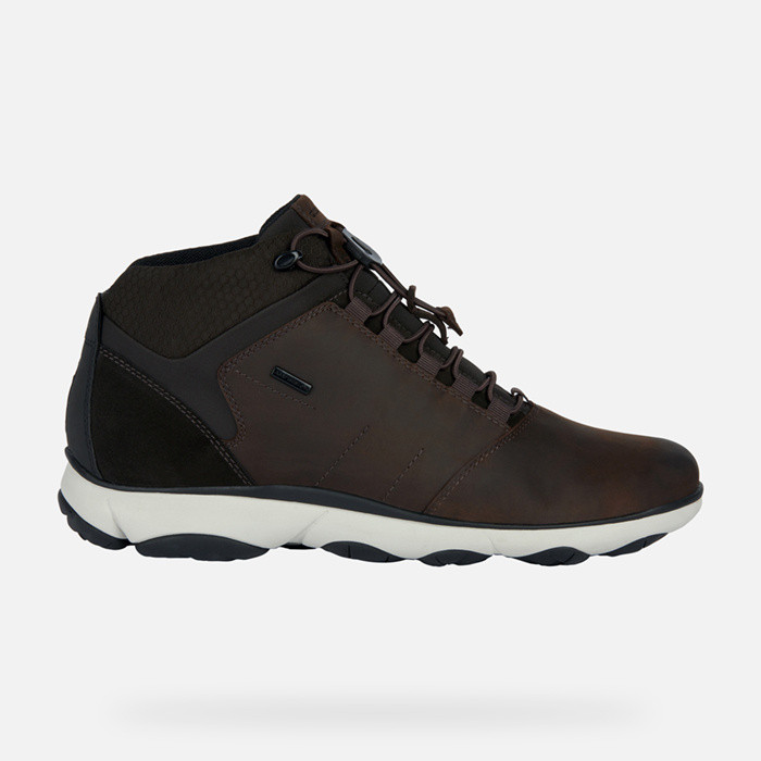 Waterproof shoes NEBULA 4 X 4 ABX MAN Dark Brown | GEOX
