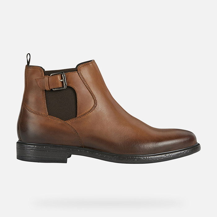 Ankle boots TERENCE MAN Brown | GEOX