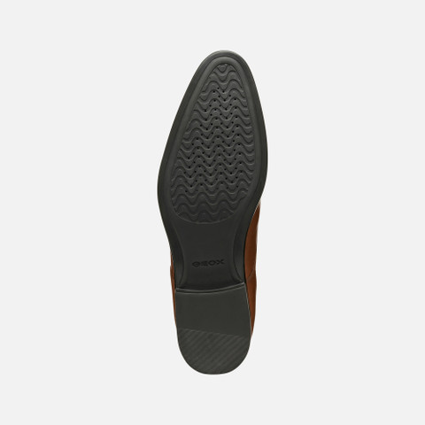Leather shoes IACOPO MAN Cognac - image number 6 | GEOX