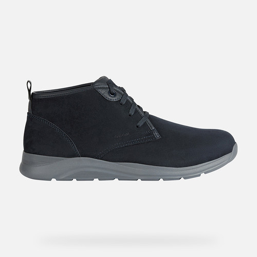 Suede ankle boots DAMIANO MAN Navy | GEOX