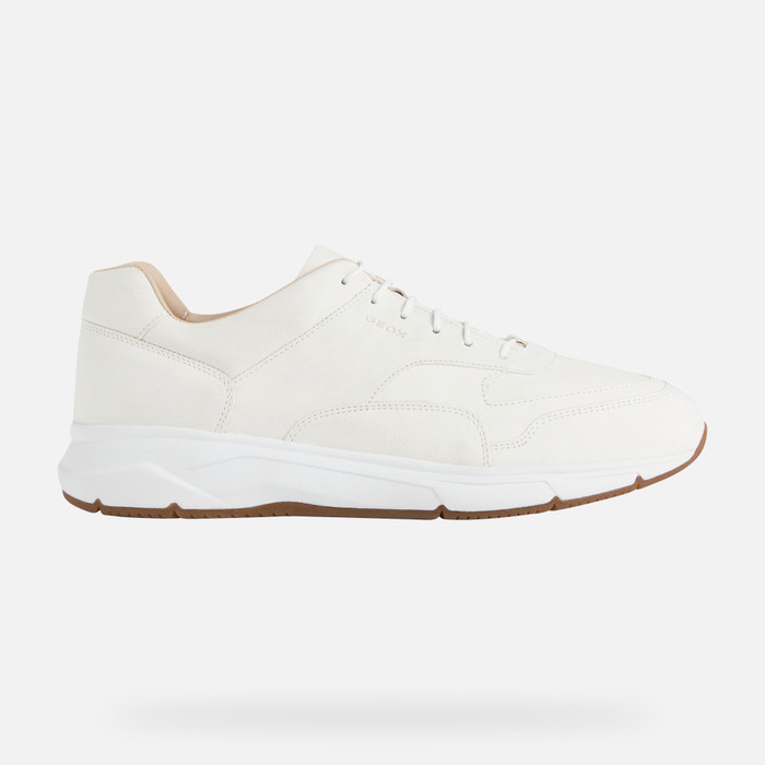 Geox® RADENTE Man: White Sneakers | Geox® Prestige