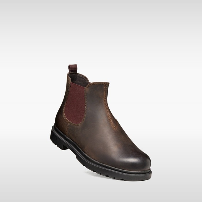 Chelsea boots ANDALO MAN Coffee/Burgundy | GEOX