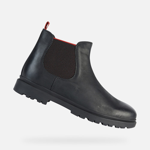 ANKLE BOOTS MAN ANDALO MAN - BLACK/RED