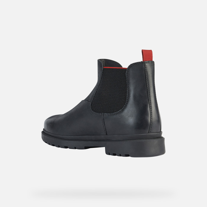 ANKLE BOOTS MAN ANDALO MAN - BLACK/RED