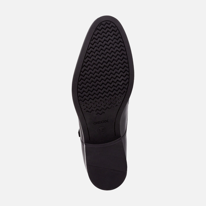 abajo Saludar cama Geox® HAMPSTEAD Hombre: Zapatos Elegantes Negros | Geox® Store