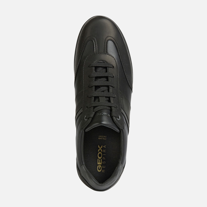 Geox® AVERY: Black Low Top Sneakers | FW22 Geox®