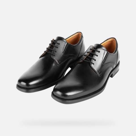 Leather shoes FEDERICO MAN Black - image number 8 | GEOX