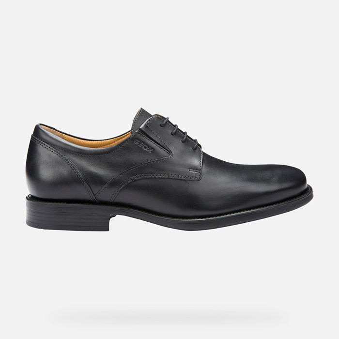 Chaussures en cuir FEDERICO HOMME Noir | GEOX