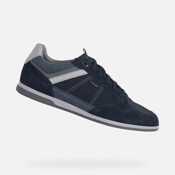 Geox® RENAN Man: Navy Sneakers | Geox®