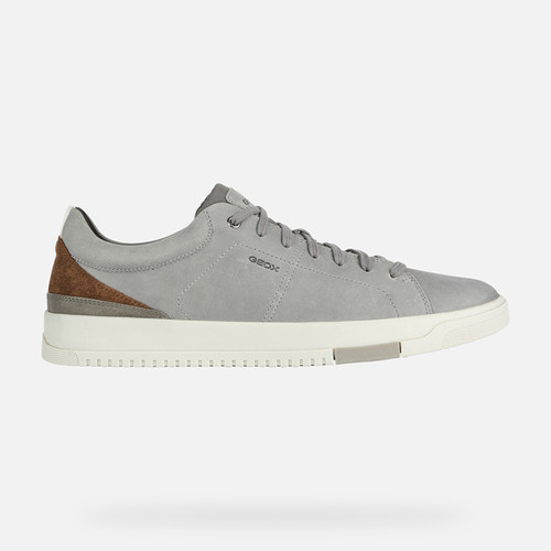 Sneakers SEGNALE MAN Grey/Browncotto | GEOX