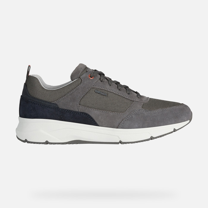 Geox® RADENTE Man: Grey Sneakers | Geox®