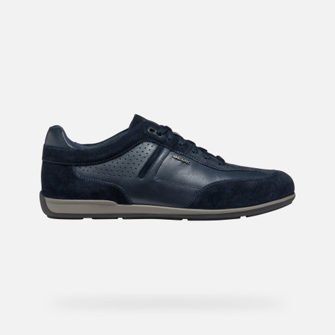 Low top sneakers IONIO MAN Navy - image number 1 | GEOX