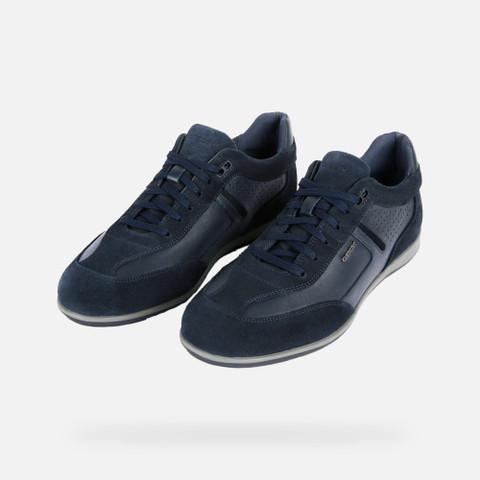 Low top sneakers IONIO MAN Navy - image number 8 | GEOX