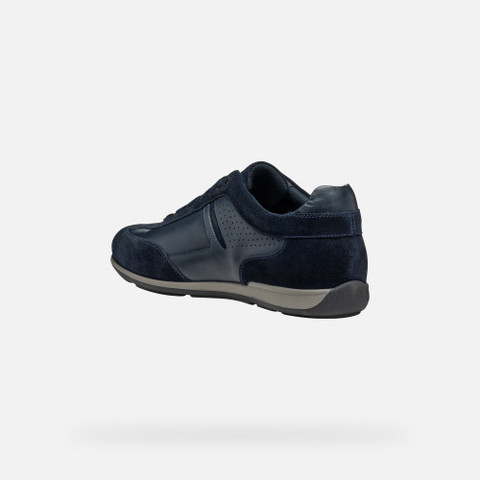 Low top sneakers IONIO MAN Navy - image number 4 | GEOX