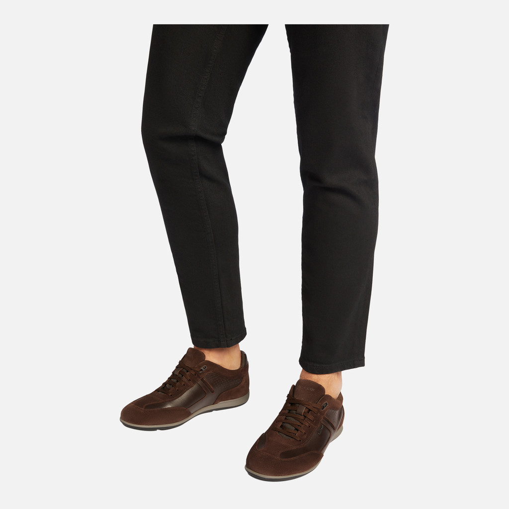 Low top sneakers IONIO MAN Dark Coffee - image number 2 | GEOX