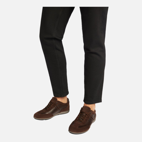 Low top sneakers IONIO MAN Dark Coffee - image number 2 | GEOX